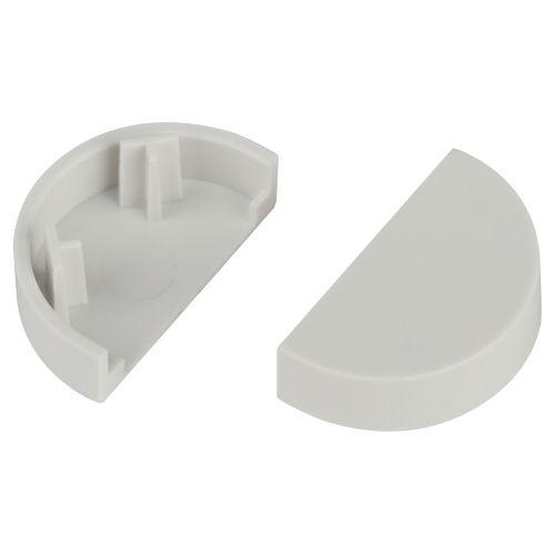 заглушка для кабель-канала полукруглого 20х12 ec-kk-20-12-fw бел. (уп.2шт) эра б0064918 от BTSprom.by