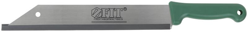  Нож для резки теплоизоляционных плит лезвие 340х50мм высокоуглеродистая сталь мягкая пластиковая ручка FIT 10640 фото в каталоге от BTSprom.by