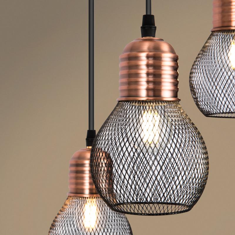  Светильник Agata 60Вт E27х3 IP20 подвесной Freya FR4011PL-03BBS фото в каталоге от BTSprom.by