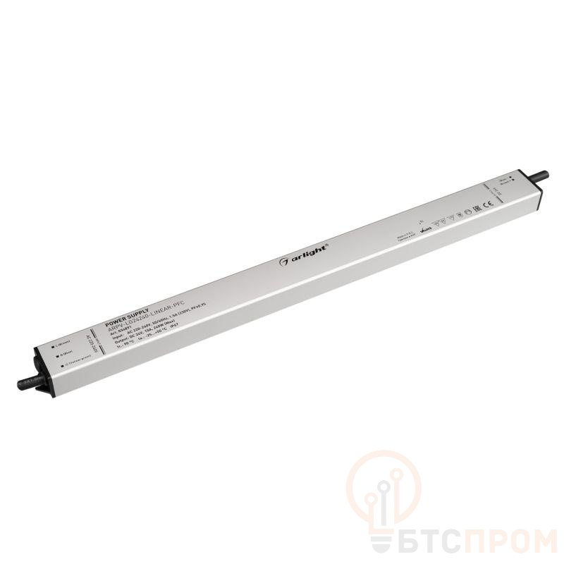 Блок питания ARPV-LG24240-LINEAR-PFC 24В 10А 240Вт IP67 металл Arlight 034891 фото в каталоге от BTSprom.by  Блок питания ARPV-LG24240-LINEAR-PFC 24В 10А 240Вт IP67 металл Arlight 034891 фото в каталоге от BTSprom.by