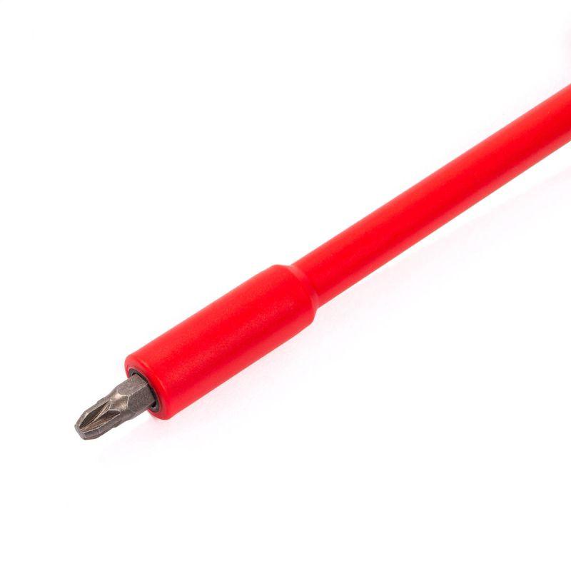  Отвертка диэлектрическая с набором бит "Профи" НИО-2210 (уп.1шт) КВТ 88928 фото в каталоге от BTSprom.by