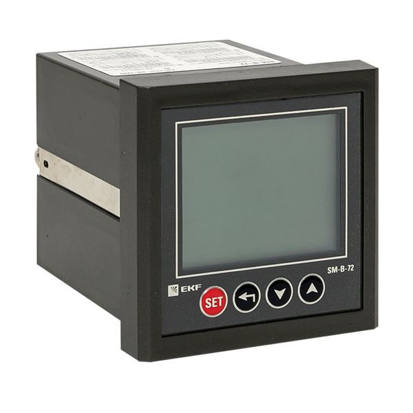 прибор измерительный многофункциональный smb-72 на панель 72х72 квадрат. вырез basic ekf sm-723b от BTSprom.by