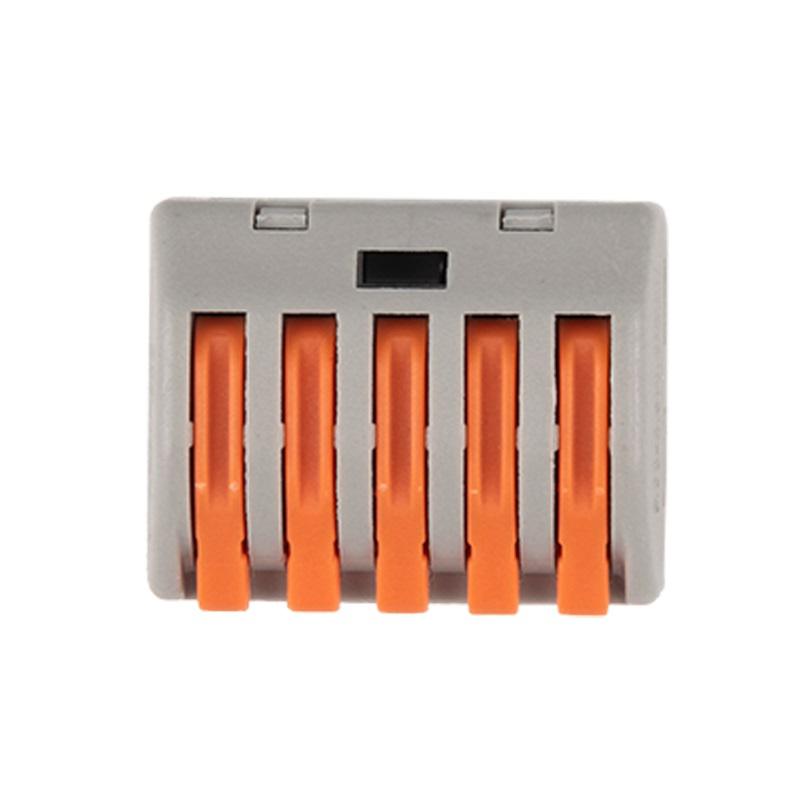  Клемма монтажная рычажного соединения PTC-5P 222-415 BL/5 450В 32А 0.08-2.5(4.0)кв.мм Jazzway 5050761 фото в каталоге от BTSprom.by