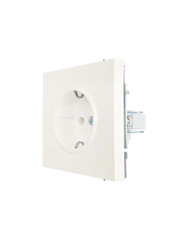  Розетка 1-мест. с/з ПБТ СП ZIMA IP20 16А безвинт. зажим слон. кость LEZARD 704-9088-122BQC фото в каталоге от BTSprom.by