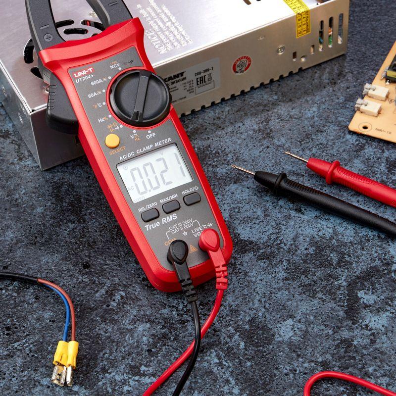  Клещи токовые UT204+ (+постоянный ток) UNI-T 13-1064 фото в каталоге от BTSprom.by