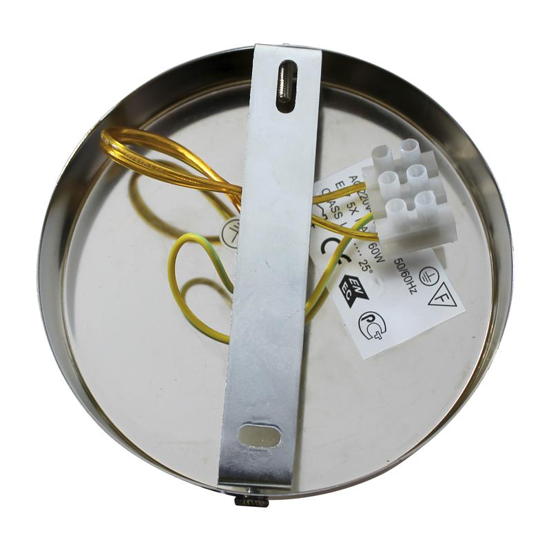  Светильник 11280-3/5 (Плафон 8317) НПБ 01-5х60-158 Е27 ИУ хром Элетех 1005404870 фото в каталоге от BTSprom.by