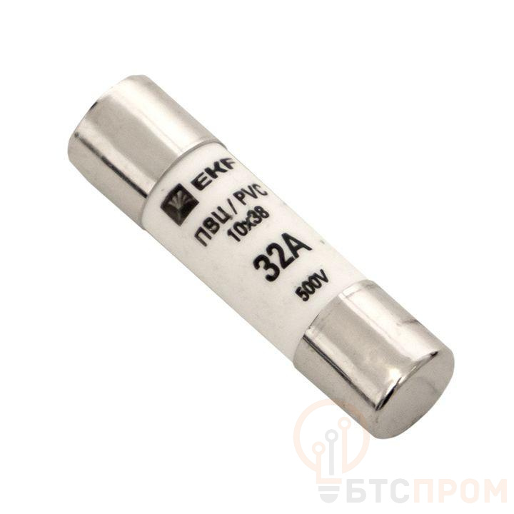 Вставка плавкая цилиндрическая ПВЦ 10х38 32А EKF pvc-10x38-32 фото в каталоге от BTSprom.by  Вставка плавкая цилиндрическая ПВЦ 10х38 32А EKF pvc-10x38-32 фото в каталоге от BTSprom.by