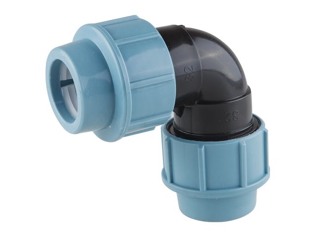 колено пэ 50, av engineering (полипропилен, макс.  16 бар, макс.  40 °с) ave1015050 от BTSprom.by