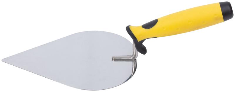  Мастерок штукатура "Профи" "трапеция"нержав. мягкая ручка 190мм FIT 05075 фото в каталоге от BTSprom.by