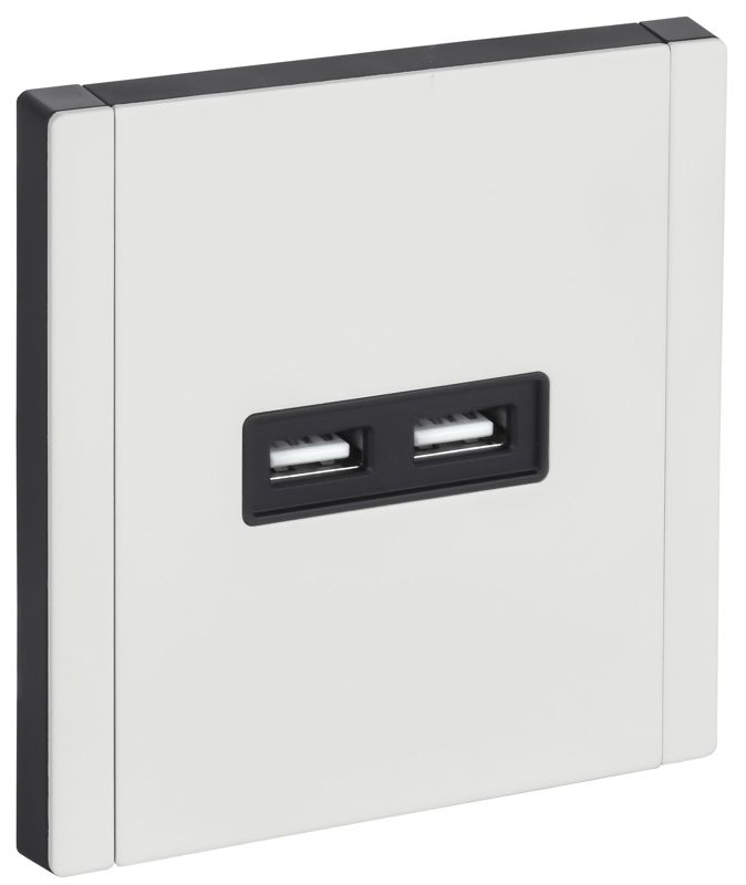 розетка forte&piano fp249m usb a+a 3.1а бел. iek fp-u21-d31-m-k01 от BTSprom.by