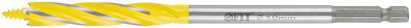 сверло по дереву 4-х спиральное х-тип профи 10х165мм fit 36211 от BTSprom.by
