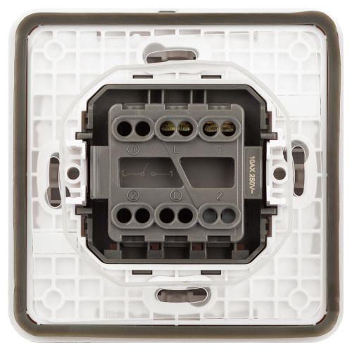  Выключатель Эксперт 11-1521-01 IP55 10АХ-250В СУ бел. Эра Б0063267 фото в каталоге от BTSprom.by