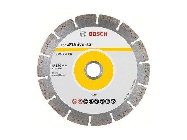 алмазный круг 180х22 мм универс. сегмент. eco universal bosch (сухая резка) от BTSprom.by