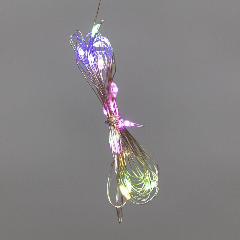  Гирлянда светодиодная "Роса "Светодиодный дождь" 3х2м LED мультиколор 12Вт IP20 USB+пульт управления с крючками для крепления Neon-Night 315-879 фото в каталоге от BTSprom.by