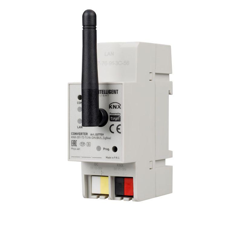 конвертер knx-301-72-tuya-din (bus zigbee) ip20 пластик intelligent arlight 037759 от BTSprom.by