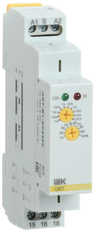 реле задержки выключения ort 1 контакт 230в ac iek ort-b1-ac230v от BTSprom.by