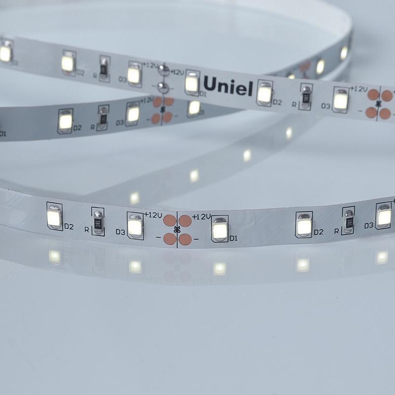 лента светодиодная uls-m11-2835-60led/m-8mm-ip20-dc12v-4.8w/m-4m-6500k profi гибкая герметичная на самоклеящейся основе (уп.4м) uniel ul-00007998 от BTSprom.by