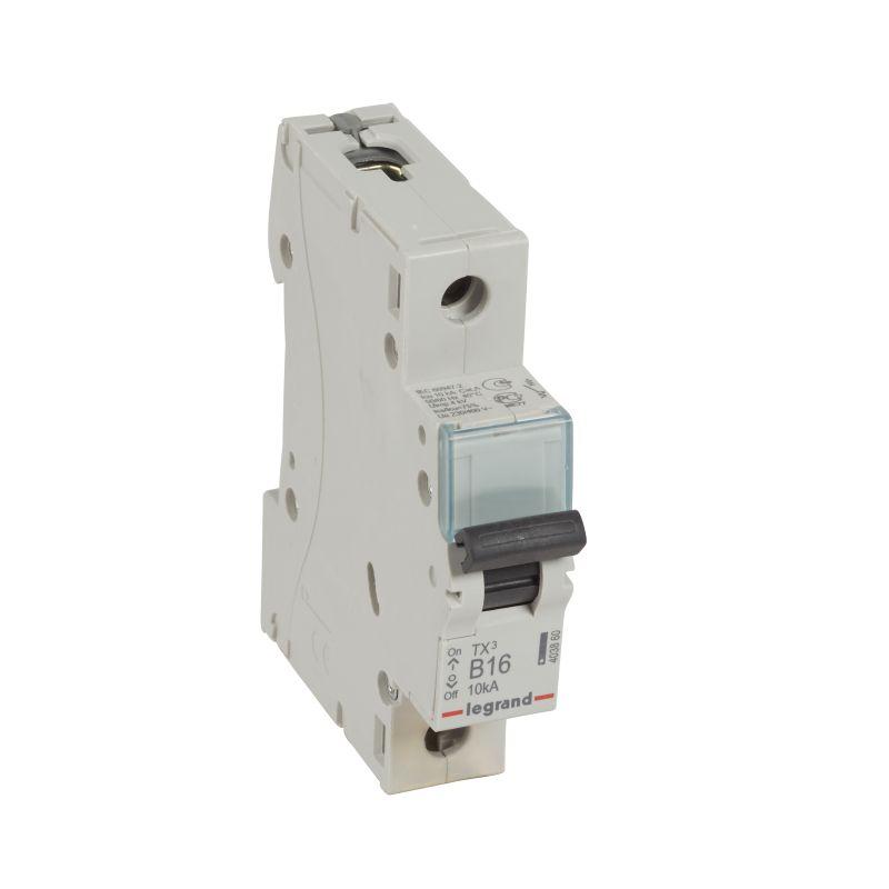 выключатель автоматический модульный 1п b 16а 10ка tx3 6000 1мод. 230/400в leg 403860 от BTSprom.by