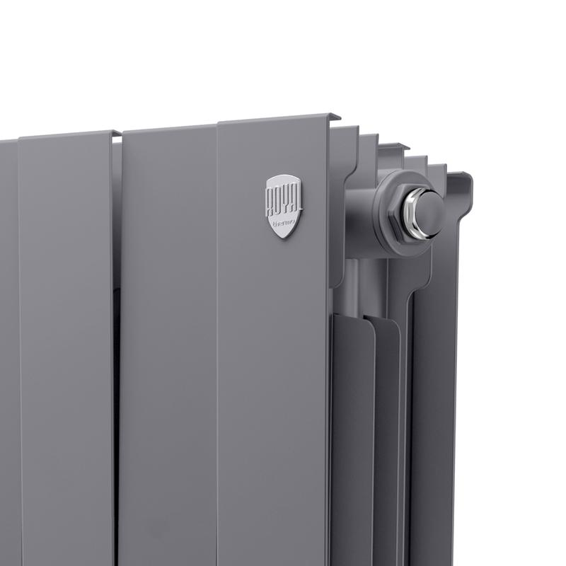  Радиатор PianoForte 500 new 4 секц. биметал. Silver Satin Royal Thermo НС-1176338 фото в каталоге от BTSprom.by