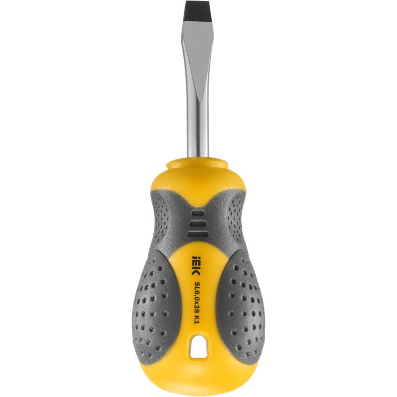  Отвертка шлицевая SL6.0х38 K1 ARMA2L 3 IEK A2L3-SC10-K1-SL-60-038 фото в каталоге от BTSprom.by