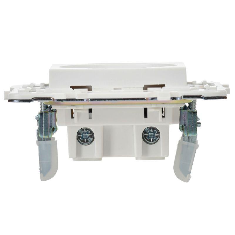  Розетка SKANDY 10А без заземл. защ. шторки SK-R01W арктич. бел. IEK SK-R13-10-K01 фото в каталоге от BTSprom.by