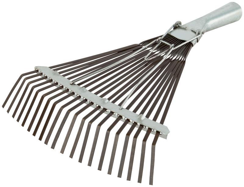 Грабли веерные регулируемые пластинчатые 20 зубьев 250-415мм без черенка КУРС 76944 фото в каталоге от BTSprom.by