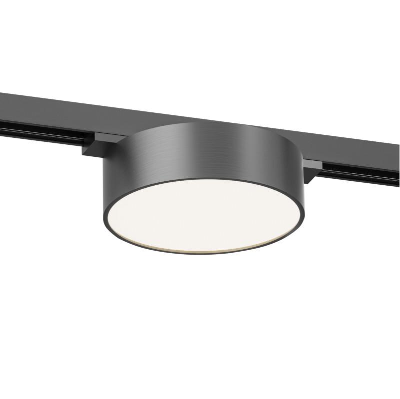 светильник для трека shine flow со светодиодом d95хh28 48в dc 8вт ra=90 3000к ip20 темный никель алюм. denkirs dk5762-dn от BTSprom.by