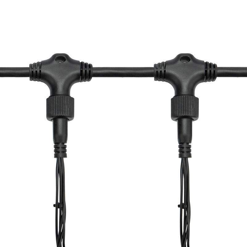  Гирлянда светодиодная "Светодиодный Дождь" 2х6м 1500LED бел. 250Вт 230В IP65 эффект водопада с контроллером провод черн. Neon-Night 235-265 фото в каталоге от BTSprom.by