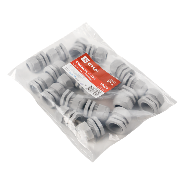  Сальник PG25 d16-21мм (d отверст. 31мм) IP54 PROxima EKF plc-pg-25-r фото в каталоге от BTSprom.by