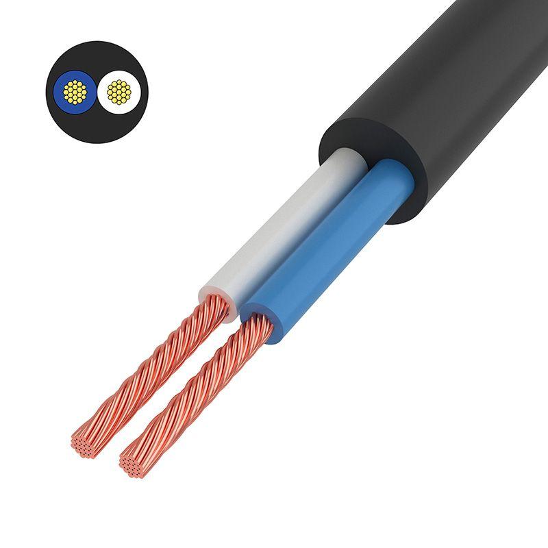 провод пвс 2x1.5 ч (уп.20м) rexant 01-8033-20 от BTSprom.by