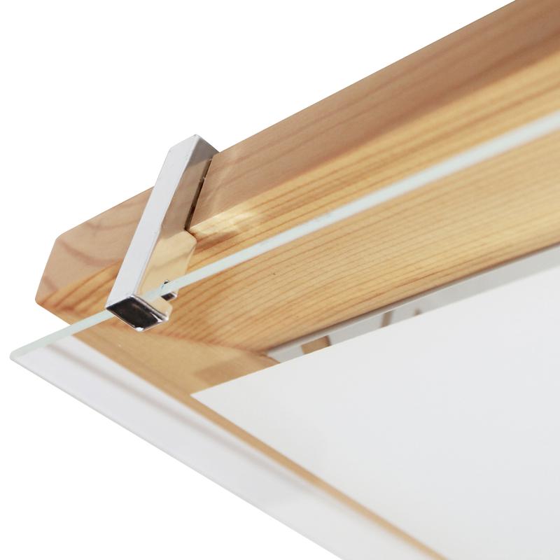  Светильник НПБ 09-3х40-003 "Полесье" 400х400 М97 бел. /корпус сосна /держатель хром (инд. упак.) Элетех 1005205893 фото в каталоге от BTSprom.by