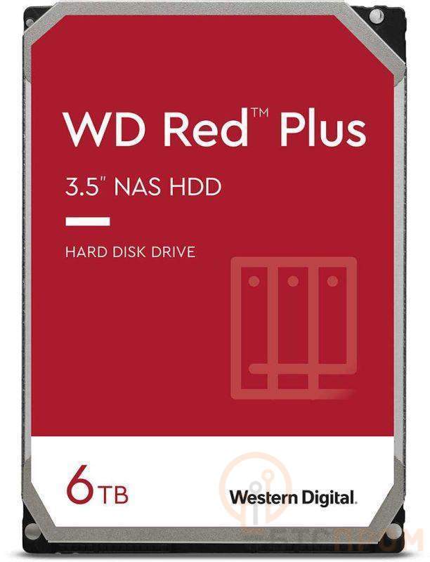 Диск жесткий SATA-III 6TB WD60EFZX NAS Red Plus (5640rpm) 128Мб 3.5дюйм WD 1774628 фото в каталоге от BTSprom.by  Диск жесткий SATA-III 6TB WD60EFZX NAS Red Plus (5640rpm) 128Мб 3.5дюйм WD 1774628 фото в каталоге от BTSprom.by