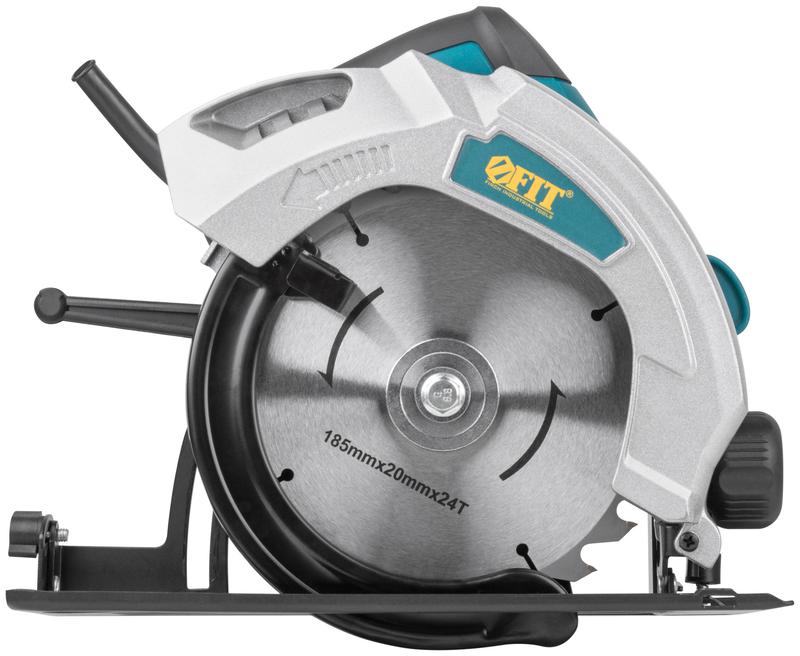  Пила дисковая 1300Вт 4500об/мин 185/20мм железная опора FIT 80404 фото в каталоге от BTSprom.by