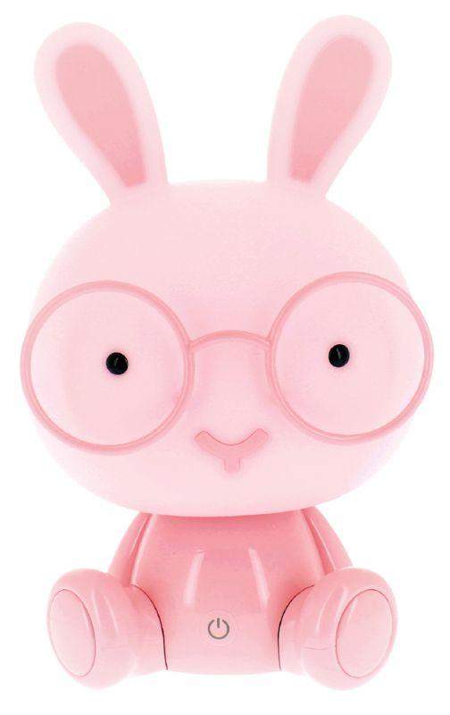 Светильник настольный KD-892 C14 LED 3Вт диммир. кабель USB+ адаптор 220В/5В заяц в очках роз. Camelion 13894 фото в каталоге от BTSprom.by  Светильник настольный KD-892 C14 LED 3Вт диммир. кабель USB+ адаптор 220В/5В заяц в очках роз. Camelion 13894 фото в каталоге от BTSprom.by