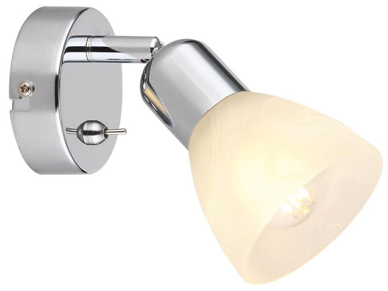 светильник keila 7051-701 40вт 1хe14 настен./потолочн. спот поворотн. с выключателем rivoli б0054678 от BTSprom.by