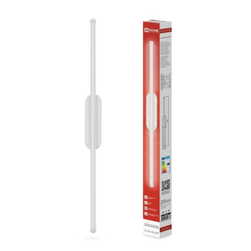 светильник светодиодный estetika luv-60c-40wh 10вт 4000к 700лм 230в 600х50х25 бел. in home 4690612054834 от BTSprom.by