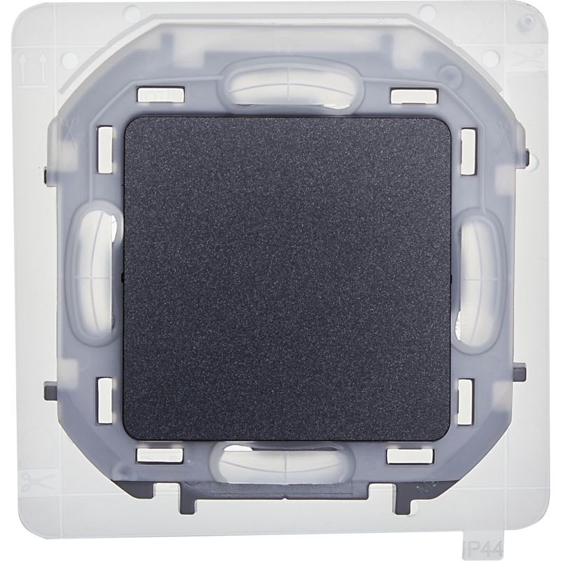  Переключатель 1-кл. Inspiria 10А IP44 250В 10AX механизм антрацит IEK 673673 фото в каталоге от BTSprom.by