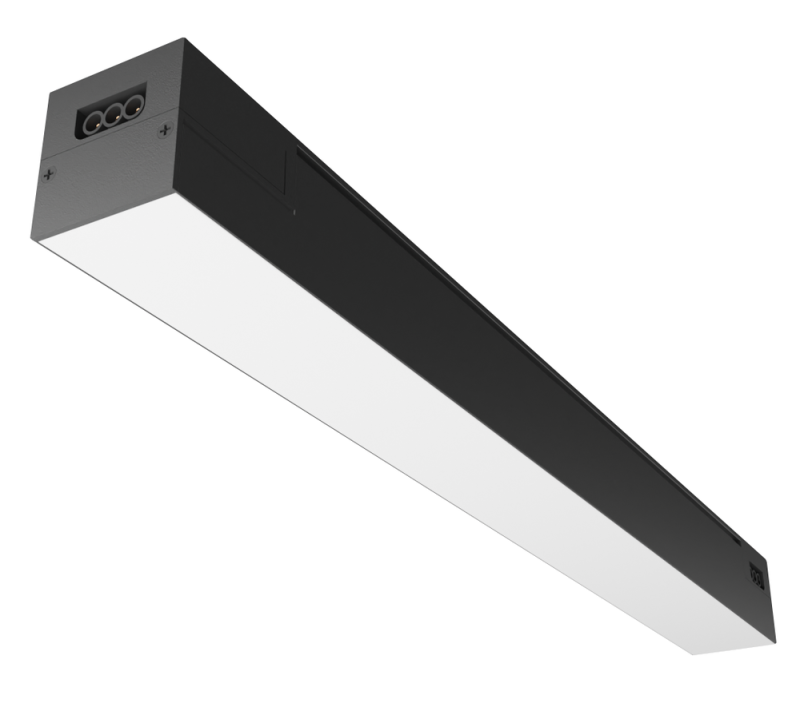 светильник светодиодный офисный lpl-6008 600х55х55 24вт 4000к led черн. ultraflash 15546 от BTSprom.by