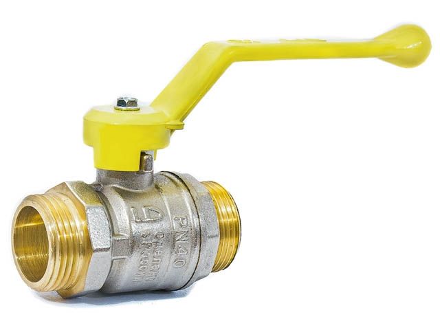 кран шаровый 1/2" нар.-нар. ручка (газ) pn40, ld ld.47.355.15 от BTSprom.by