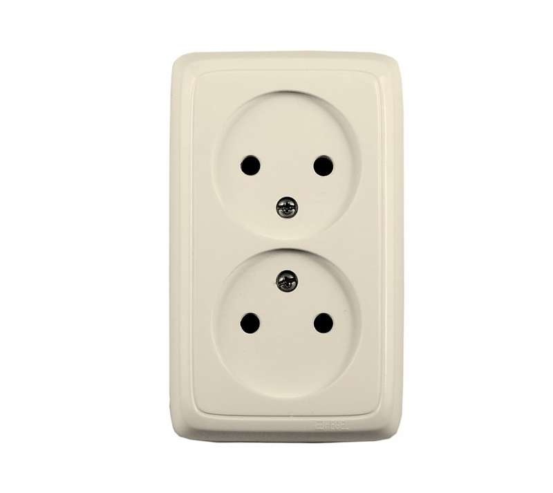 розетка 2-м оп альфа 16а ip20 с изолир. пластиной сл. кость hegel ра16-143-01 от BTSprom.by