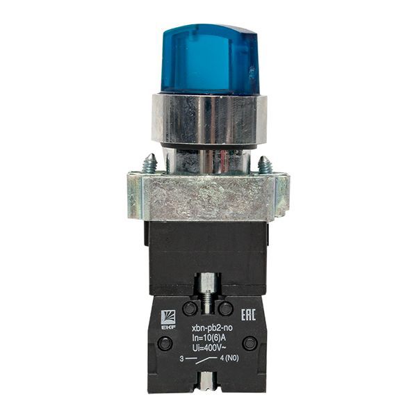  Переключатель BD21 2P с син. подсветкой 24В NO PROxima EKF xb2-bk21-b-24 фото в каталоге от BTSprom.by