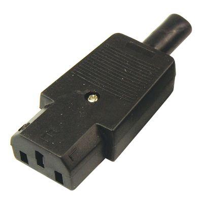 гнездо сетевое на шнур (уп.25шт) rexant 11-0004 от BTSprom.by