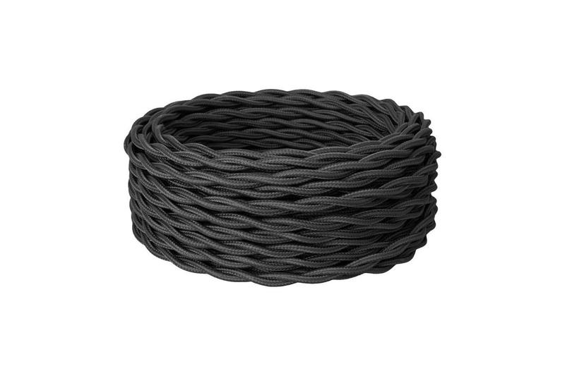 провод ретро 2х2.5 черн. (уп.20м) retroelectro 2254733 от BTSprom.by