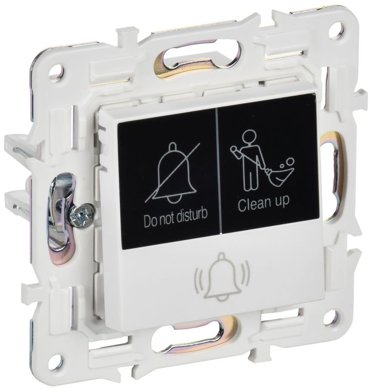 кнопка звонка skandy 10а sk-v17w для отелей с индикацией арктич. бел. iek sk-v14-2-10-k01 от BTSprom.by