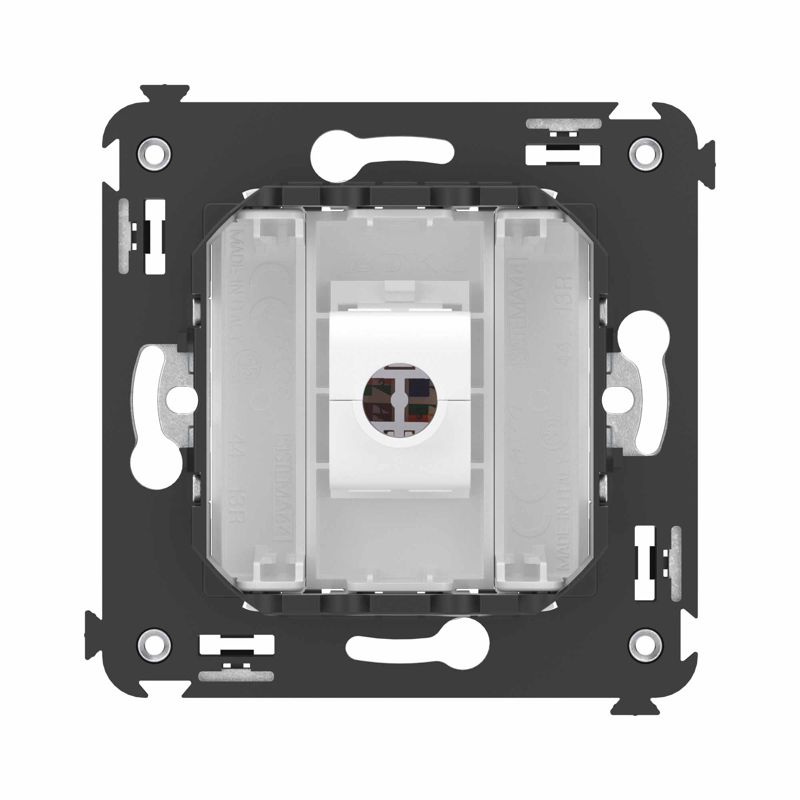  Розетка компьютерная 1-м СП Avanti "Белое облако" RJ45 кат.6 без шторок механизм DKC 4400693 фото в каталоге от BTSprom.by