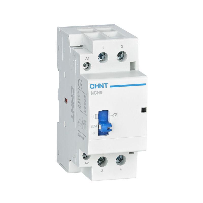 контактор модульный nch8-63m/20 ac 220-240в 50/60гц ручное управление (r) chint 257445 от BTSprom.by