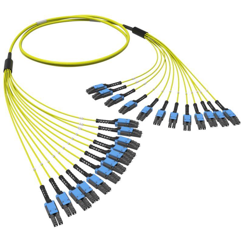 сборка оптическая разветвительная 24ов 9/125 os2 12хlc-upc duplex uniboot/12хlc-upc duplex uniboot 10м dkc rnfll24s10 от BTSprom.by