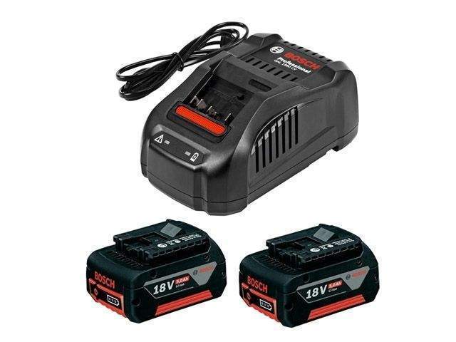 комплект аккумулятор 18.0 в gba18 v 2 шт. + зарядное устройство gal1880cv (набор gba 18 v 5,0ah 2 шт. + gal1880 cv) (bosch) 1600a00b8j от BTSprom.by