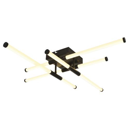 светильник светодиодный модерн fliss cll-1 72w 3k-6k rc bk с ду черный эра б0069744 от BTSprom.by