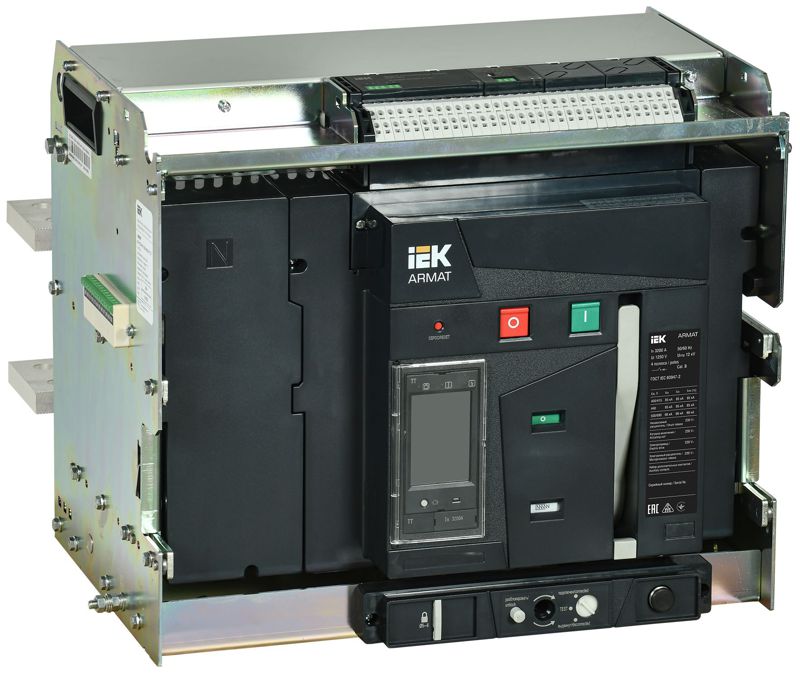 выключатель автоматический воздушный 4п f 3200а 85ка tt выдвиж. с комплектом аксессуаров armat iek ar-acb-4vf-085-3200a-ttcf от BTSprom.by